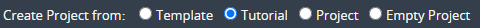 3. Select "Tutorial"
