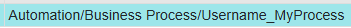 1. Select Process