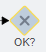2. Connect Exclusive Gateway "OK?"