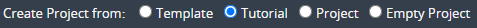 3. Select "Tutorial"