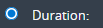 3. Select Duration