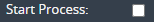 1. Do not select
Start Process