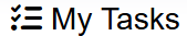 1. Default Menu "My Task"