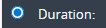 3. Select Duration