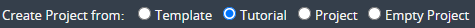 3. Select "Tutorial"