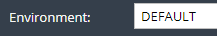 3. Keep Default Environment
