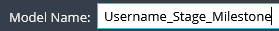 1. Enter Model Name