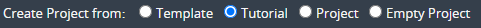 3. Select "Tutorial"