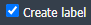 2. Mark Create Label