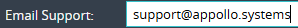 1. Enter Email Support