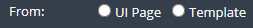 3. Select "From" Option