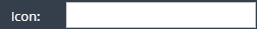 2. Selected icon name