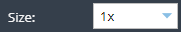 8. Display icon size 