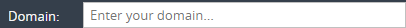 3. Enter domain