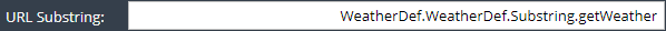 2. Set URL Substring