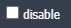 11. Disable user