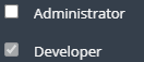 9. Select user roles