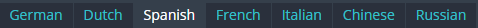 2. Secondary languages TABs