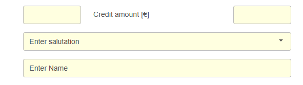 1. Fill Required Data