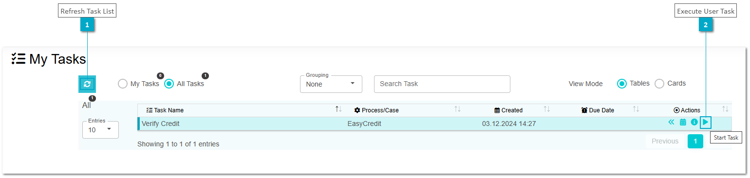 Online Process Execution