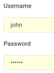 1. Enter User Credentials