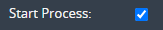 4. Select Start Process