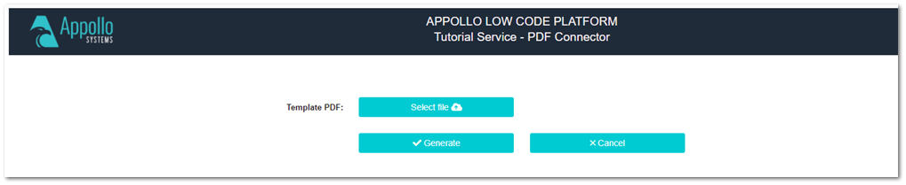 Training Backend Service Model - PDF Read Form Fields