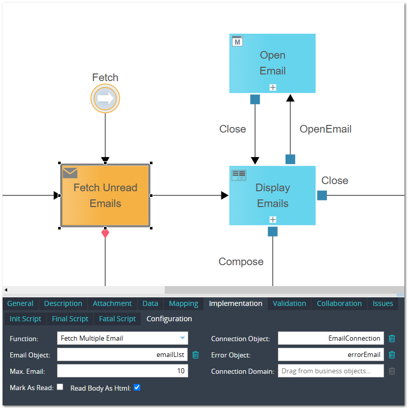 Training Frontend Service - Email Connector