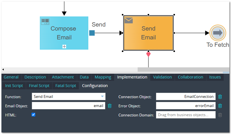 Training Frontend Service - Email Connector