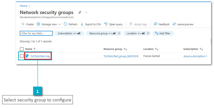 Training Azure Installation 