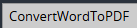 1. Enter Model Name