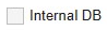 1. Select "Internal DB"