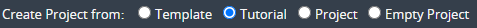 3. Select "Tutorial"