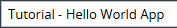 4. Select Project Template