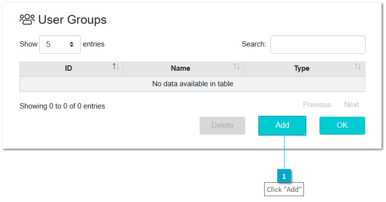 Training Manage User Portal Groups