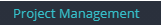 2. Select "Project Management"