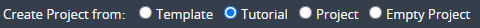 3. Select "Tutorial"