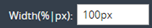 1. Configure Element Width