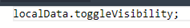 3. Enter Visibility Script