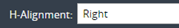 2. Configure H-Alignment