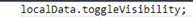 3. Enter Visibility Script