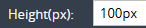 2. Configure Element Height