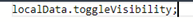 3. Enter Visibility Script