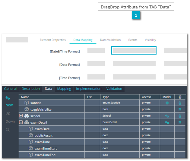 UI Element - DateTimeField