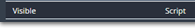 2. Select "Visible" and State "Script"