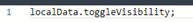 3. Enter Visibility Script