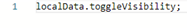 3. Enter Visibility Script