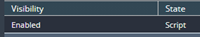 2. Select "Enabled" and State "Script"