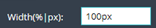 2. Configure UI Element Width