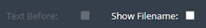 2. Default Filename Configuration